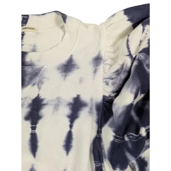 Ulla Johnson Philo Puff Sleeve Tie Dye Sweatshirt Size Large - Picture 5 of 8